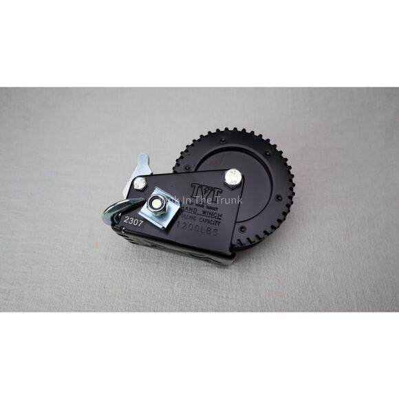 Industrial Heavy Duty Crank Winch 1200 lb Capacity (New, no handle) - Picture 2 of 3